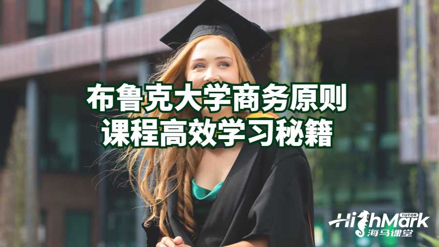 布魯克大學商務原則課程高效學習秘籍
