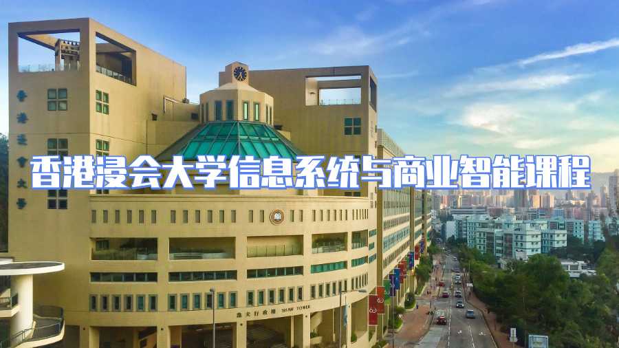 香港浸會大學信息系統與商業智能課程內容
