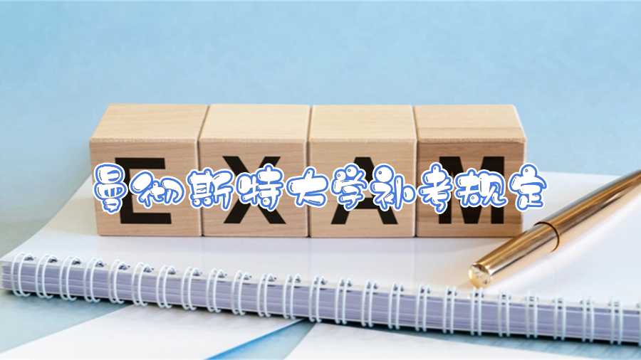 曼徹斯特大學補考規定