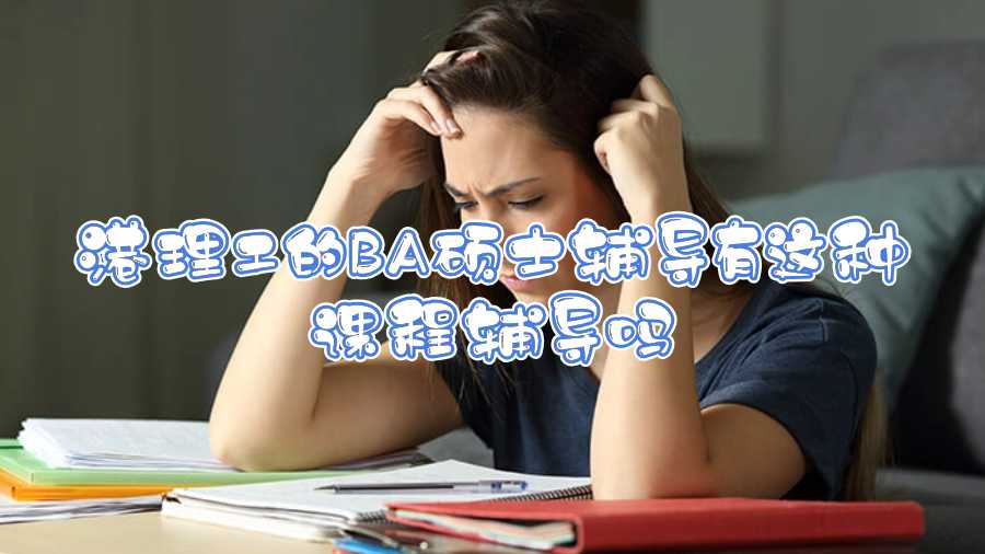 港理工的BA碩士輔導有這種課程輔導嗎