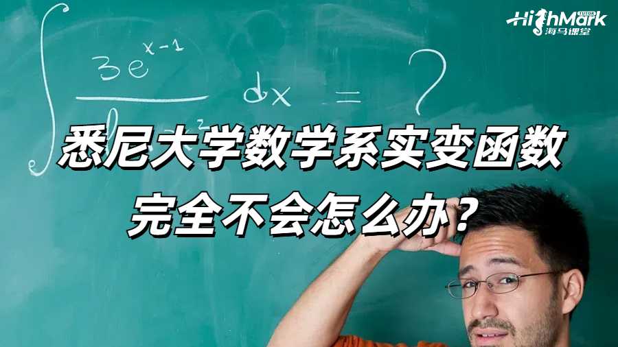 悉尼大學(xué)數(shù)學(xué)系實變函數(shù)完全不會怎么辦?