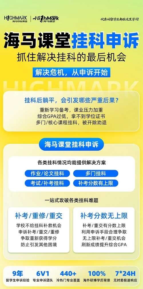 澳洲留學掛科怎么辦