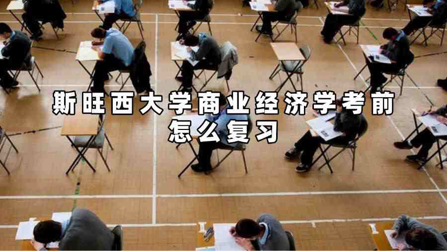 斯旺西大學商業經濟學考前怎么復習
